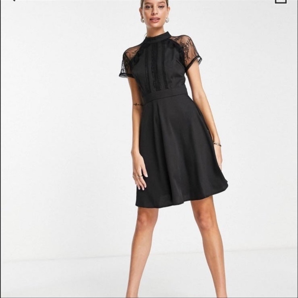 Tall lace dress